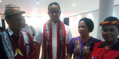 Anies Baswedan Apresiasi Pagelaran Etno Musik Festival di TIM
