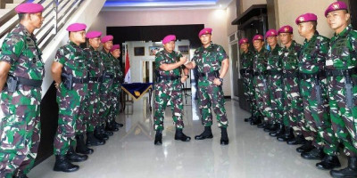 Letkol Marinir Yosafat Robert Haryadi Jabat Pasintel Menbanpur 2 Marinir