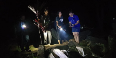 Menyingkap Misteri Gunung Padang di Malam Hari