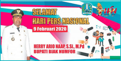 Bupati Herry Naap: Pers Mitra Pemerintah dalam Mewujudkan Good Governance