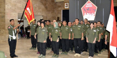 Kapusjarah TNI Lantik 46 Pengurus Komunitas Genta Bangsa