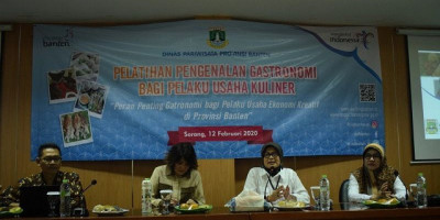 Gali Potensi Kuliner, Dinas Pariwisata Banten Kenalkan Konsep Gastronomi 