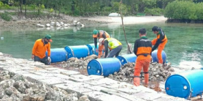 Penataan Jalan Bikin Pantai Cikaya Lebih Mudah Dijangkau  
