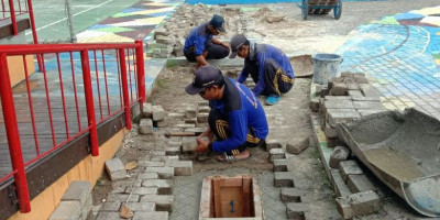 Puluhan Sumur Resapan Antisipasi Banjir di Pulau Kelapa  