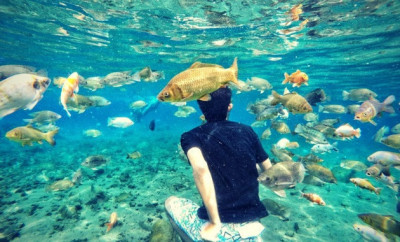 Umbul Ponggok, Lokasi Tepat Berfoto Ria di Bawah Air