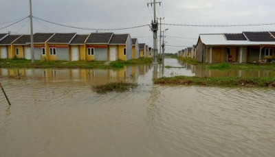 Perumahan Subsidi yang Diresmikan Jokowi Langganan Banjir 