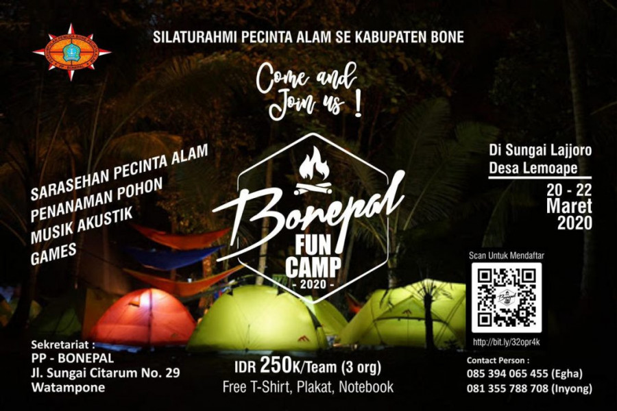 Jelang HUT ke 31, PP Bonepal Gelar Event Satukan Komunitas Pecinta Alam
