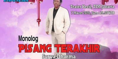 Monolog 'Pisang Terakhir', Cerita Kehidupan Masyarakat Tentang Masa Lalu 