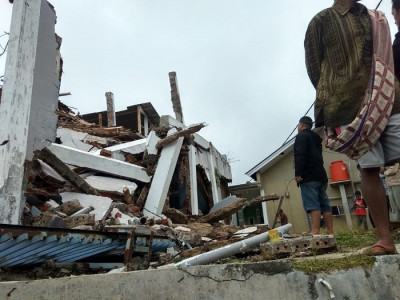 Sejumlah Rumah Rusak Akibat Gempa di Sukabumi
