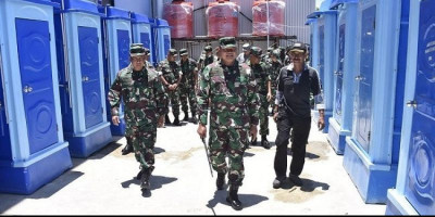 Meninjau Sarana dan Prasarana Observasi WNI Grand Princess di Natuna