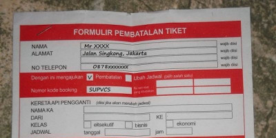 Mulai Senin, Tiket Kereta Api Bisa Dikembalikan 