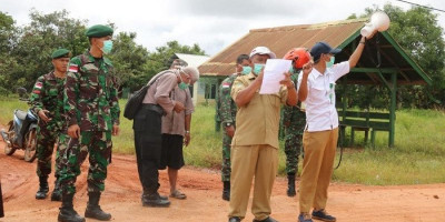 Sosialisasi Pencegahan Covid-19 di Perbatasan RI 