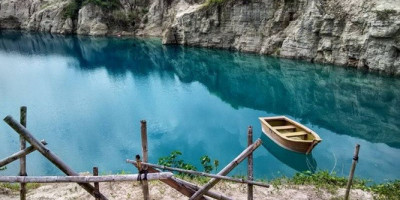 Spot Foto Indah di Telaga Biru Cigaru