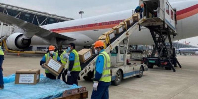 Bantuan 40 Ton Alat Kesehatan Sudah Tiba