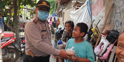 LDD KAJ Gandeng Polsek Sawah Besar Berbagi Makanan Siap Saji