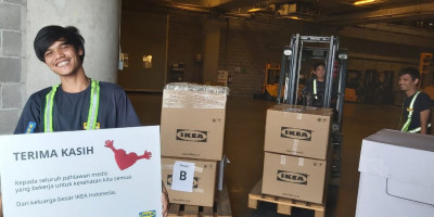 IKEA Beri Bantuan Paket Produk ke Sejumlah Rumah Sakit