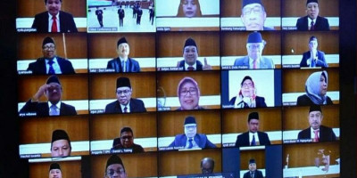 Empat Pejabat Baru BPK Dilantik dan Disumpah Secara Virtual 