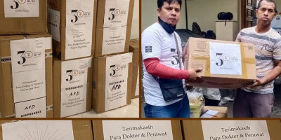 MURI Distribusikan APD ke Sejumlah Rumah Sakit di Indonesia