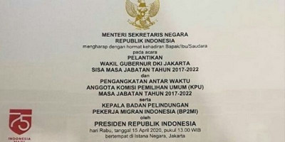 Wagub DKI Dilantik Besok, Ketua DPRD DKI: Semoga Dapat Membantu Kerja Gubernur