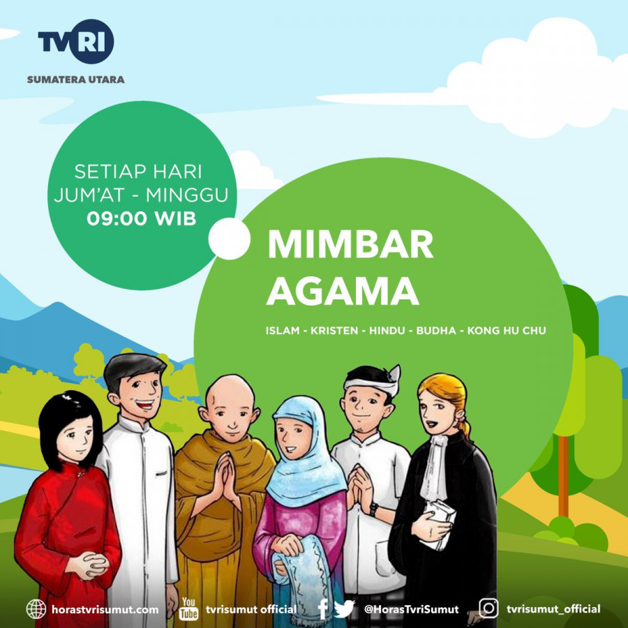 Hoax! Mimbar Agama Dijeda Program Belajar dari Rumah di TVRI