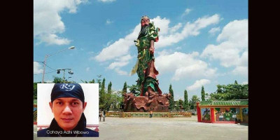 Runtuhnya Patung Dewa Perang di Tuban Pertanda Apa?