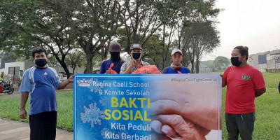 90 Paket Sembako Dibagikan ke Warga Terdampak Corona di Bogor