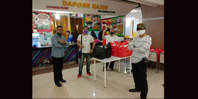 Jaringan Jurnalis Kristiani dan Dapoer Kasih Berbagi Makanan Buka Puasa