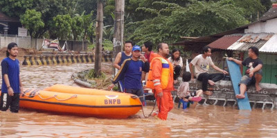 Hujan Tiga Jam, Sebagian Cilegon Terendam Banjir