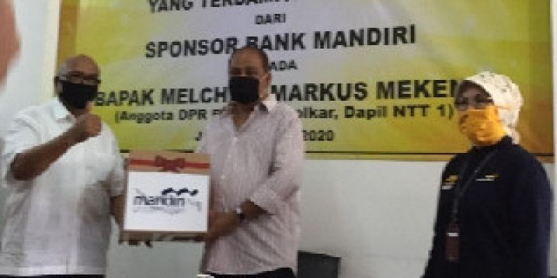 KBM Jaya Salurkan Bantuan Bank Mandiri untuk Warga Terdampak Covid-19