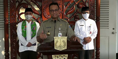 Terbitkan Pergub Baru, Anies Larang Warga Tinggalkan Jabodetabek