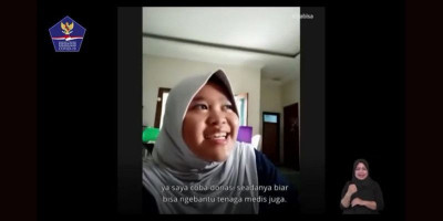 Kisah Inspiratif, Siswi SD Kumpulkan Donasi untuk Tenaga Medis