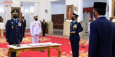 Panglima TNI Pimpin Sertijab Kasau dan Kasal