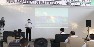 Kunjungi RS di Pulau Galang, Menko PMK Bersyukur