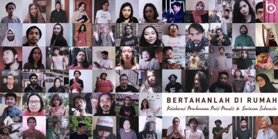 Kolaborasi 70 Seniman Beri Semangat di Tengah Pandemi