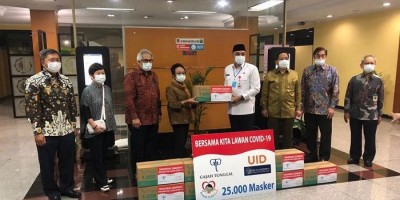 Gajah Tunggal Group Sumbang 125 Ribu Masker untuk Kota dan Kabupaten Tangerang