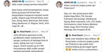 Disebut Rizal Ramli Partisan Politik dan Konduktor Kelas Jingle Iklan, Begini Respons Addie MS  