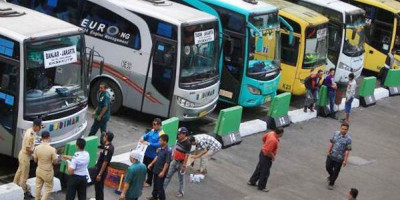 Penghentian Layanan Bus AKAP dan AKDP Diperpanjang Hingga 7 Juni