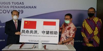 Tiongkok Kembali Beri Bantuan Alat Kesehatan
