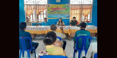 Luar Biasa, Istri Prajurit TNI Jadi Kepala Kampung di Perbatasan   