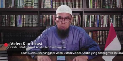 Ustaz Zainal Abdin Akui Lisannya Salah Soal Ceramah Lagu Anak