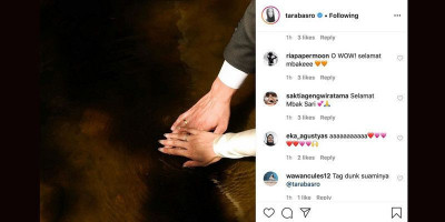Lagi Bahagia, Tara Basro Nikahi Aktor Blasteran Ceko
