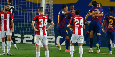 Main di Kandang, Barca Susah Payah Tekuk Athletic Bilbao