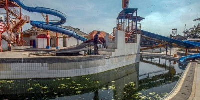 Terimbas Covid-19, Waterpark Disulap Jadi Tambak Lele