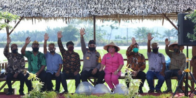 Cegah Covid-19, Kampung Paten di Desa Punden Rejo Diresmikan
