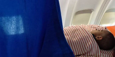 Misi Kemanusiaan Sriwijaya Air Terbangkan Orlando ke Makassar