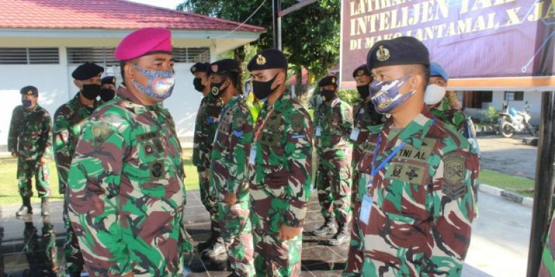 Yonmarhanlan X Jayapura Latihan Dalam Dinas Intelijen