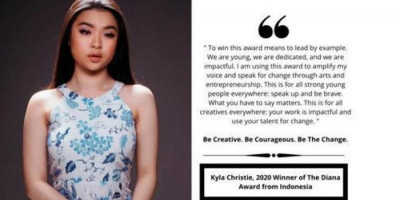 Berkat Karya dan Aksi Kemanusiaannya, Perempuan Asal Indonesia Ini Raih Penghargaan Putri Diana Award 