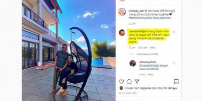 Anang Dituduh Main Perempuan, Ashanty Bilang Terima Kasih