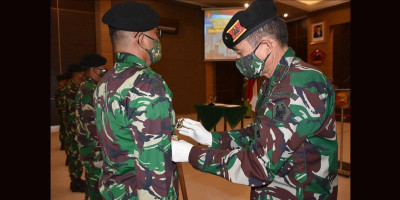 Serah Terima Jabatan Pussenkav, Komandan: Jadilah Prajurit Berakhlak Mulia, Profesional dan Berani
