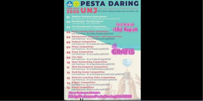 Pekan Sains Teknologi dan Aktualisasi Mahasiswa Daring UNJ 2020
